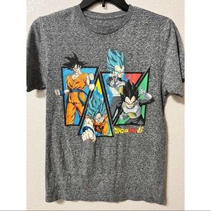 Dragon Ball Super Mens T-shirt, size Medium, Gray